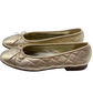 Chatita Bailarina Chanel Dorada (38)