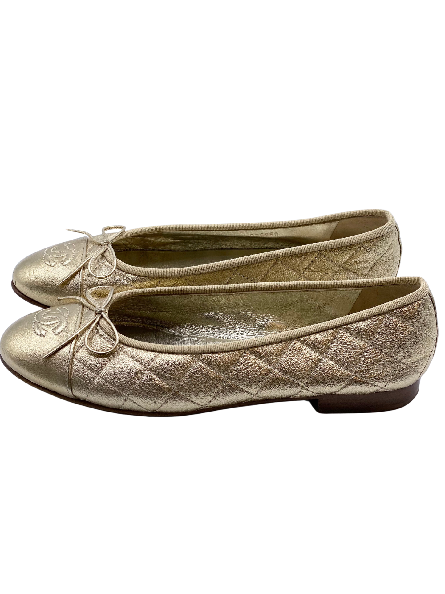 Chatita Bailarina Chanel Dorada (38)