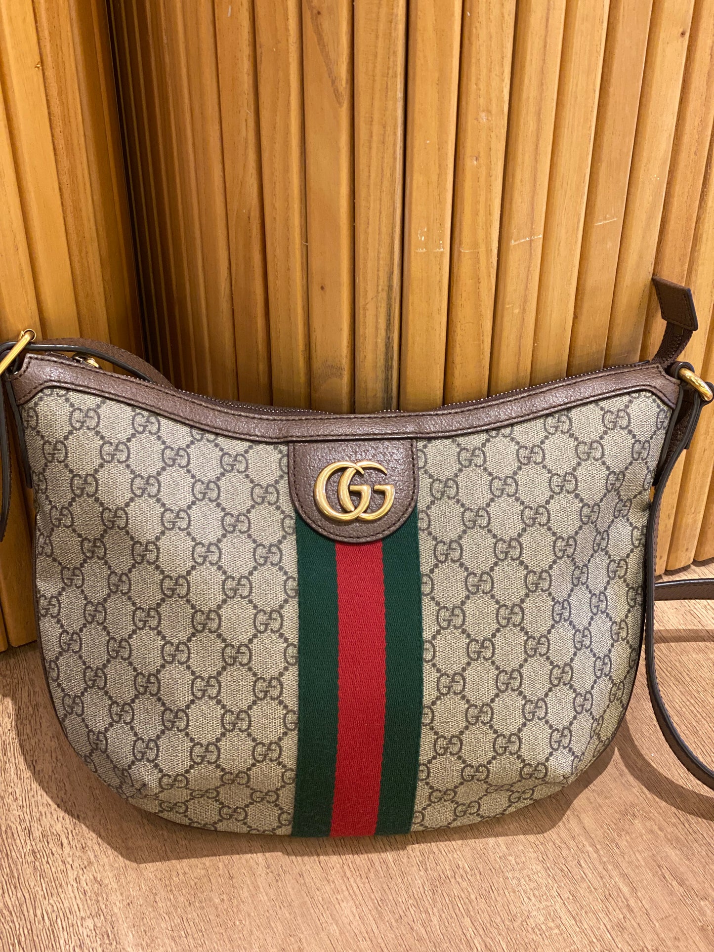 Bandolera Gucci Supreme GG Ophidia Half Moon