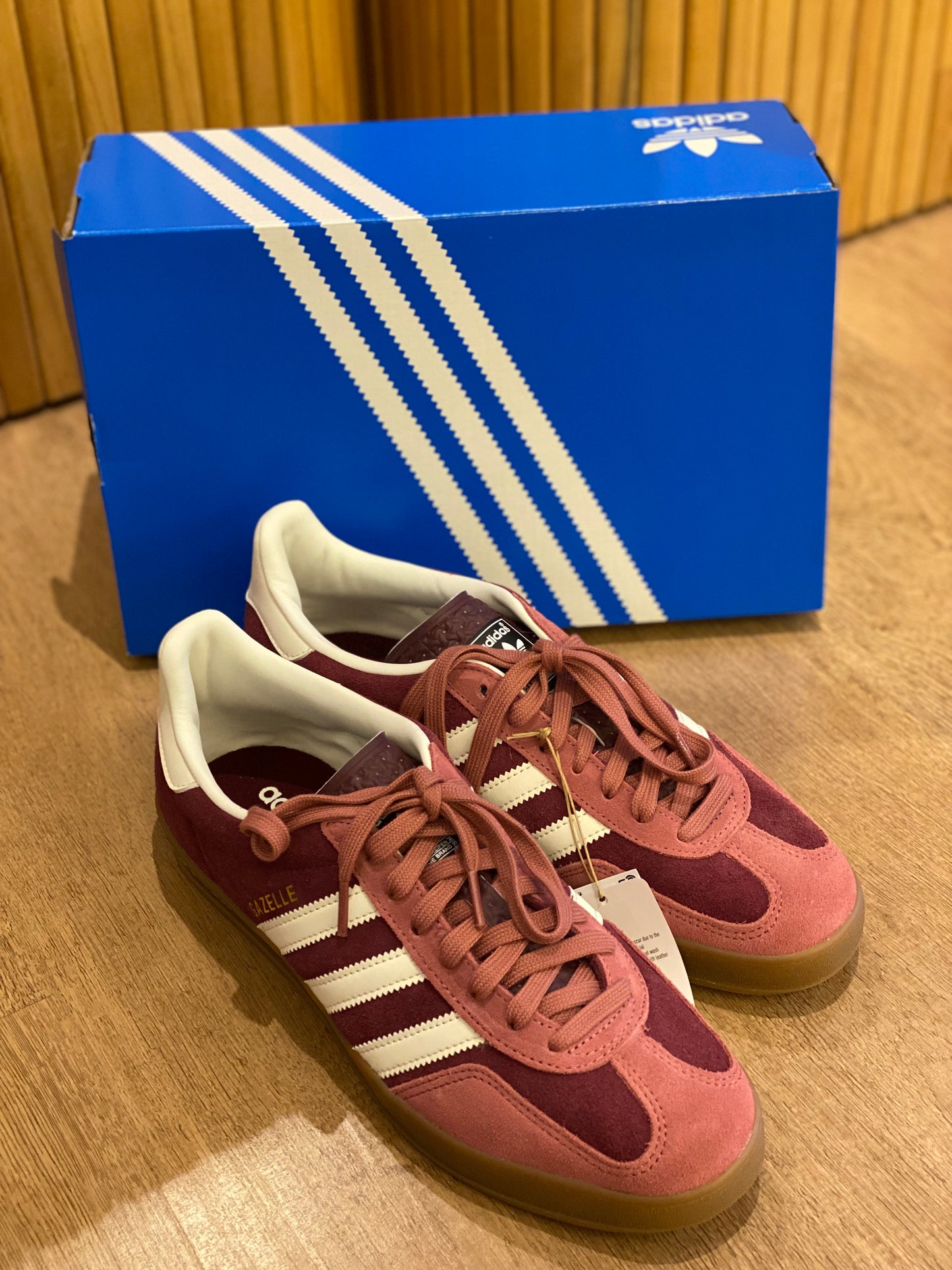 Champion Adidas Gazelle Indoor Maroon (US 9.5 Masc)