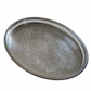 Bandeja de Plata Ovalada con Detalles 45.5 x 33 cm