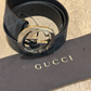 Cinto Gucci con Hebilla Entrelazada GG Supreme (115cm)
