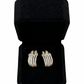 Aros Clip Combinado Oro 18k
