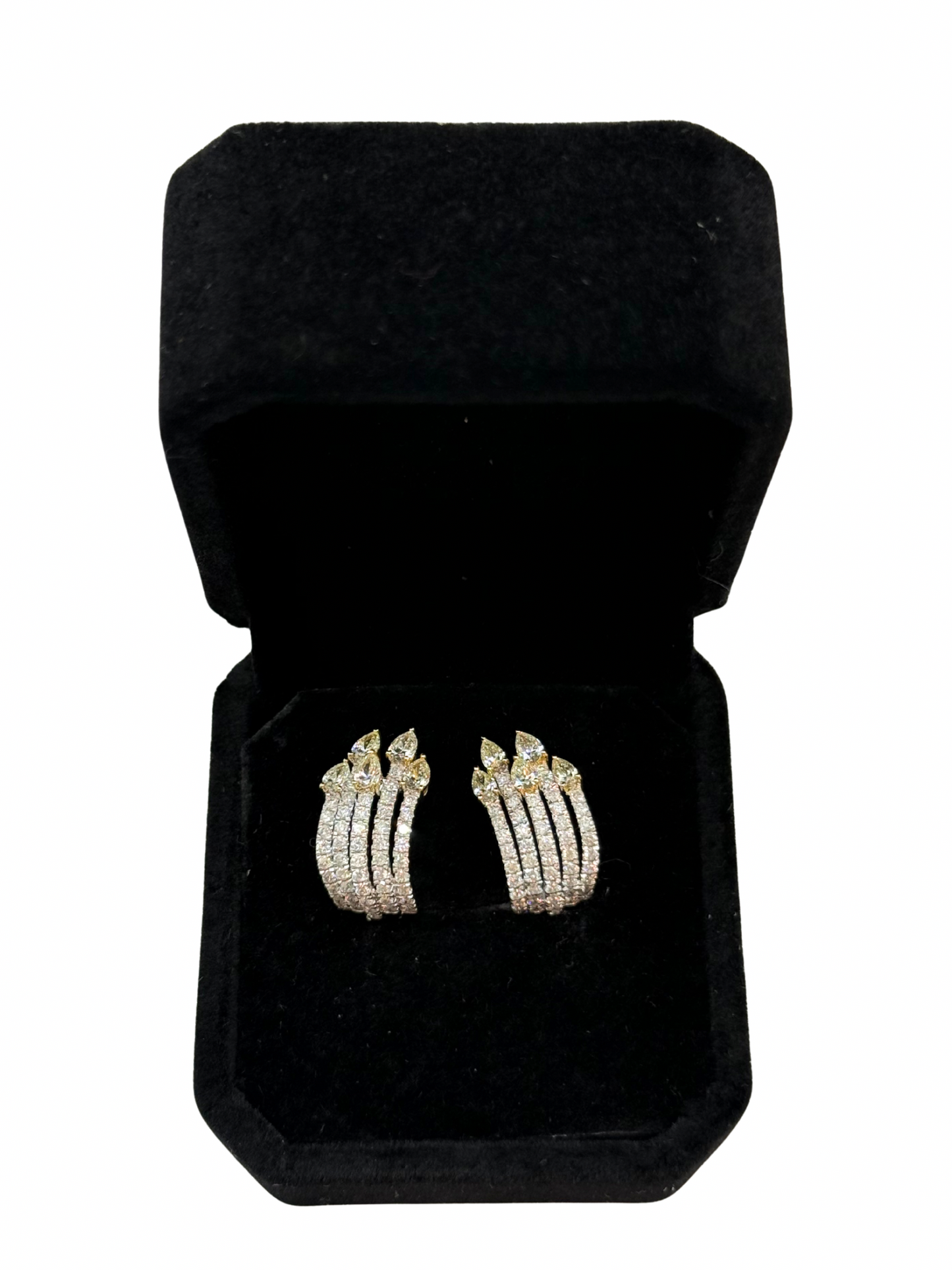 Aros Clip Combinado Oro 18k