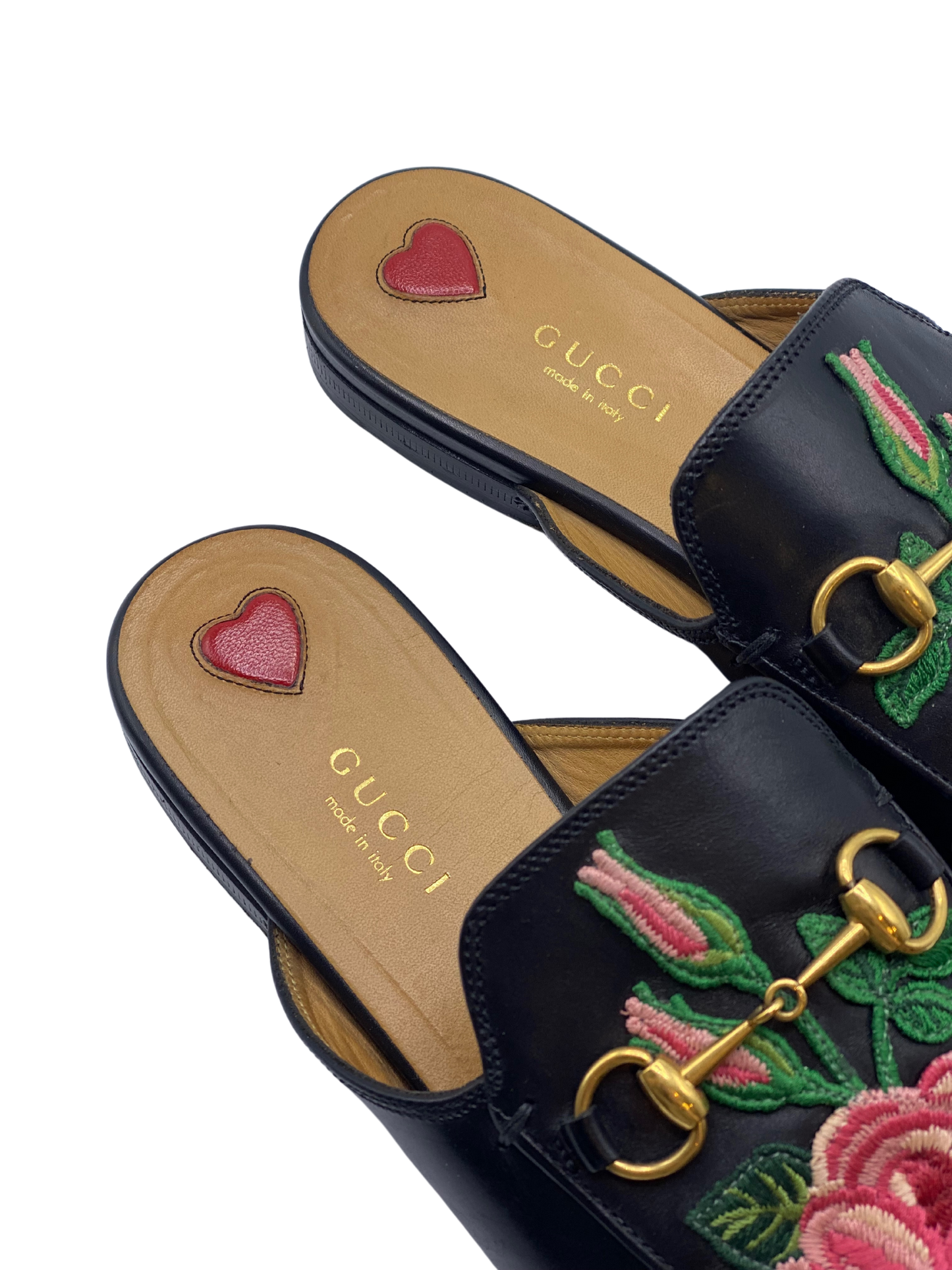 Mules Gucci Horsebit Floral (38)