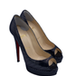 ⁠Sandalia Christian Louboutin Banana Peep Toe (37.5)