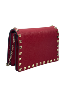 Bandolera Roja Valentino Garavani Rockstud