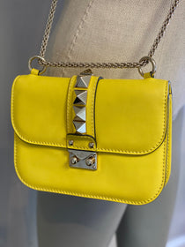 Bandolera Valentino Roman Rocksutd Yellow