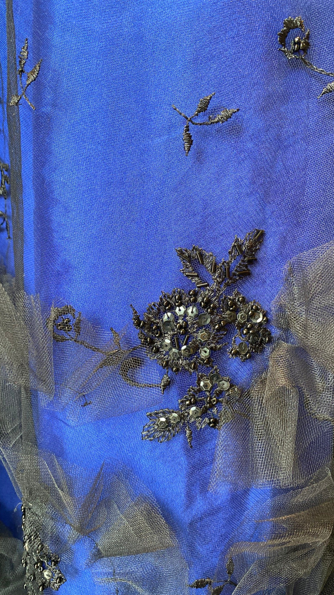 Vestido Azul Analía Domínguez (Talle S)