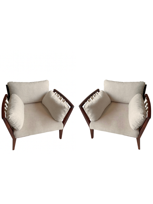 Set de 2 Poltronas June Casa Viva
