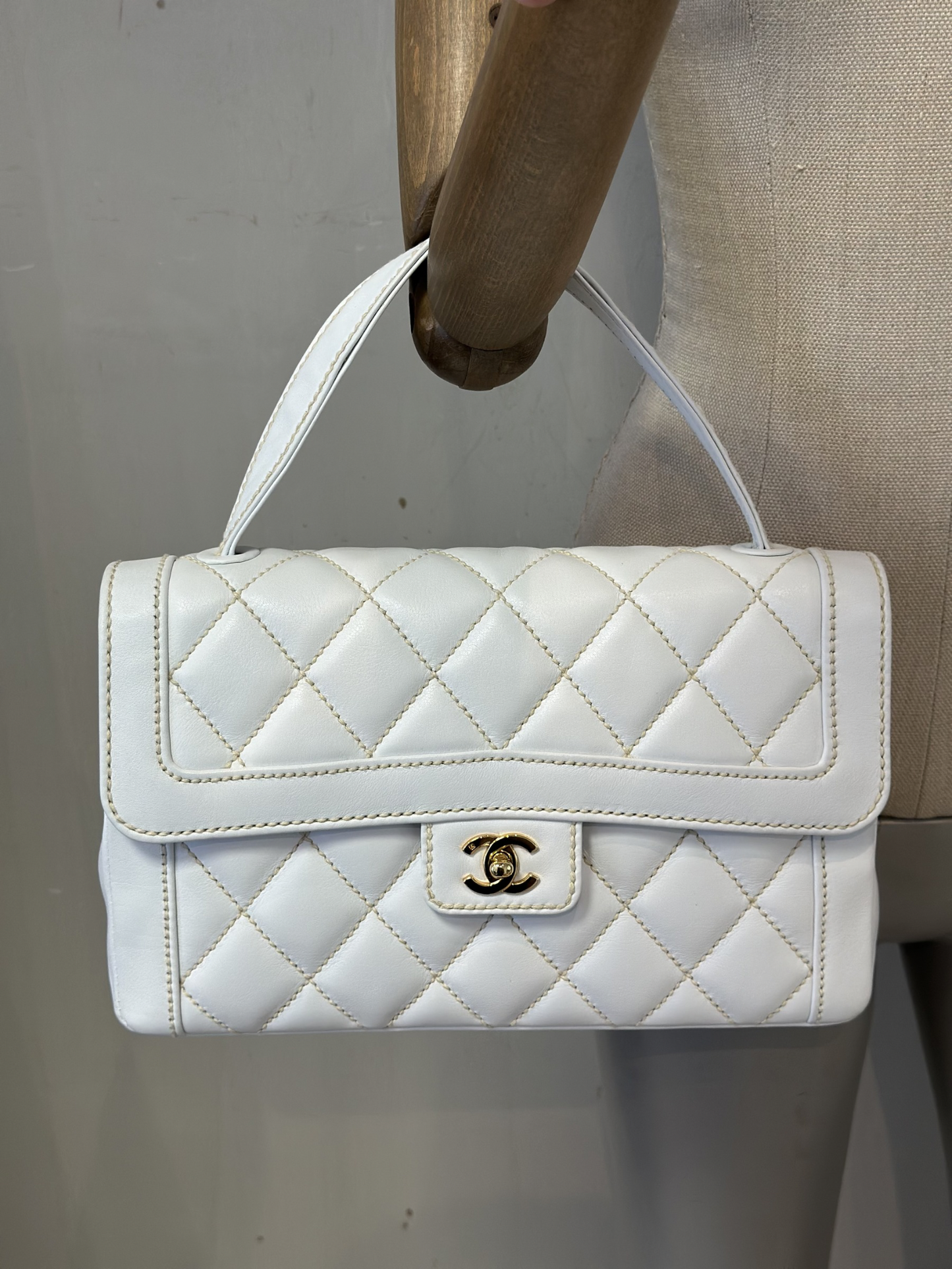 Bolso de Mano Chanel Wild Stitch Classic Flap