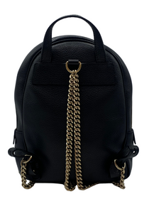 Mochila Negra Gucci Soho Interlocking