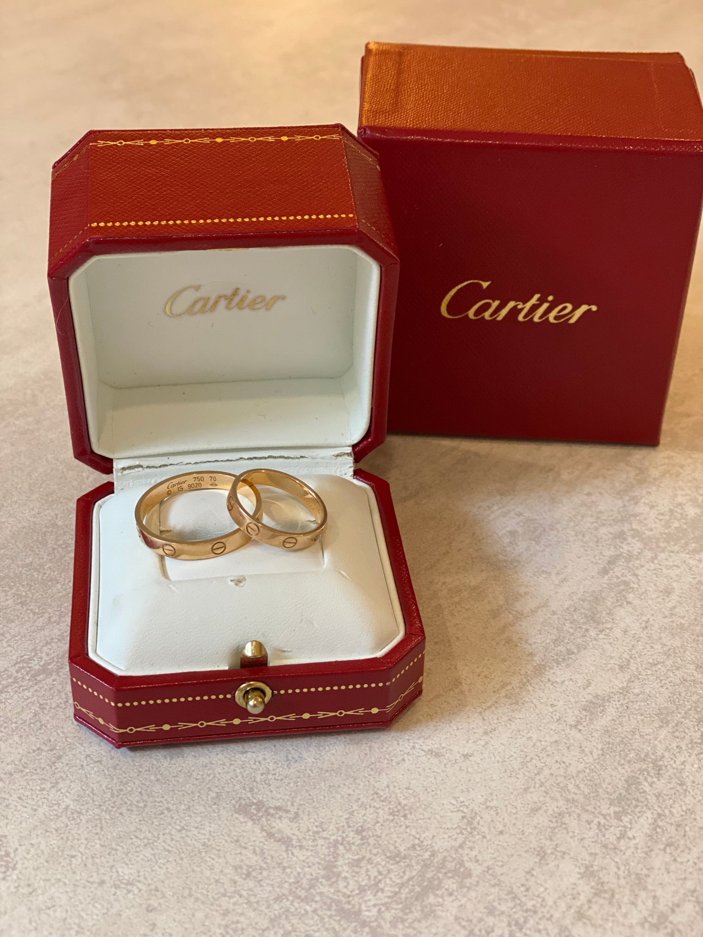 Alianzas Cartier Love 18k