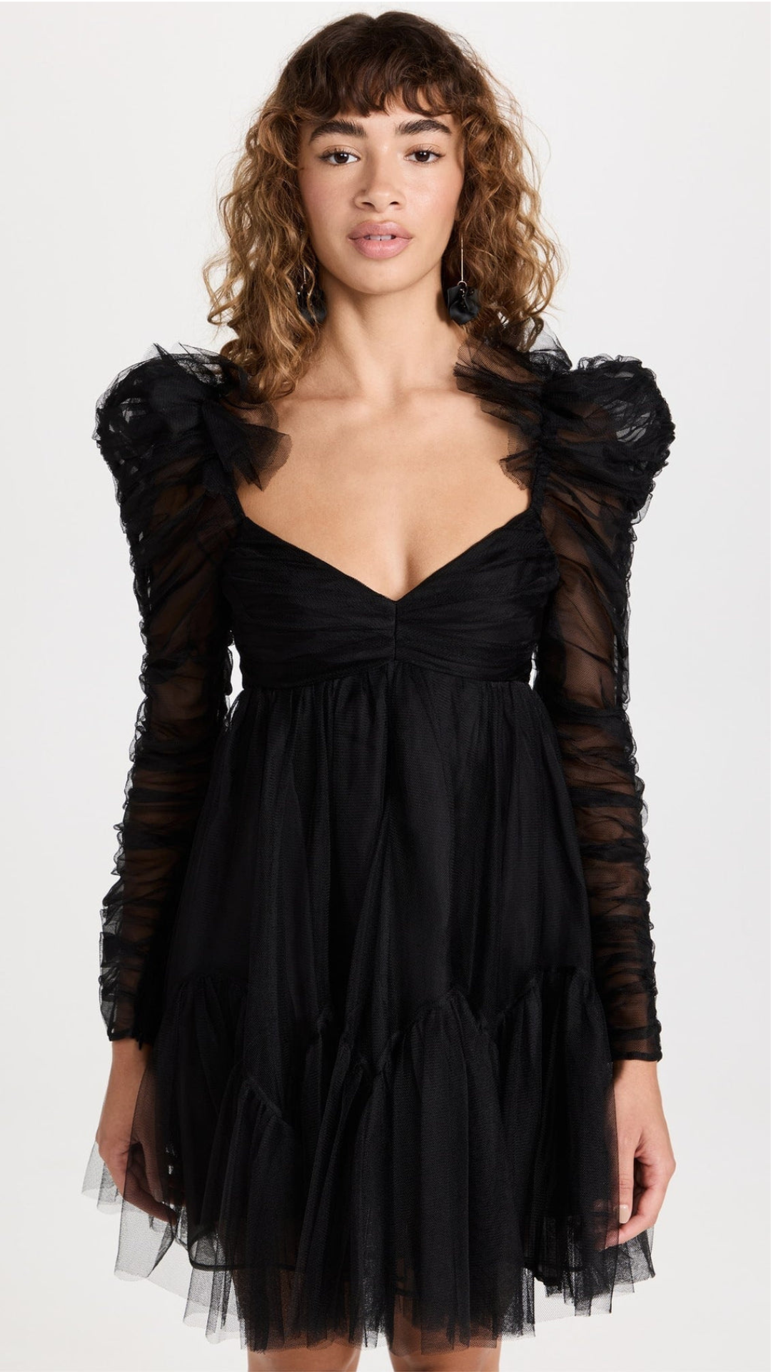 Vestido de Tul Zimmermann Tulle Ruched (Talle 1)
