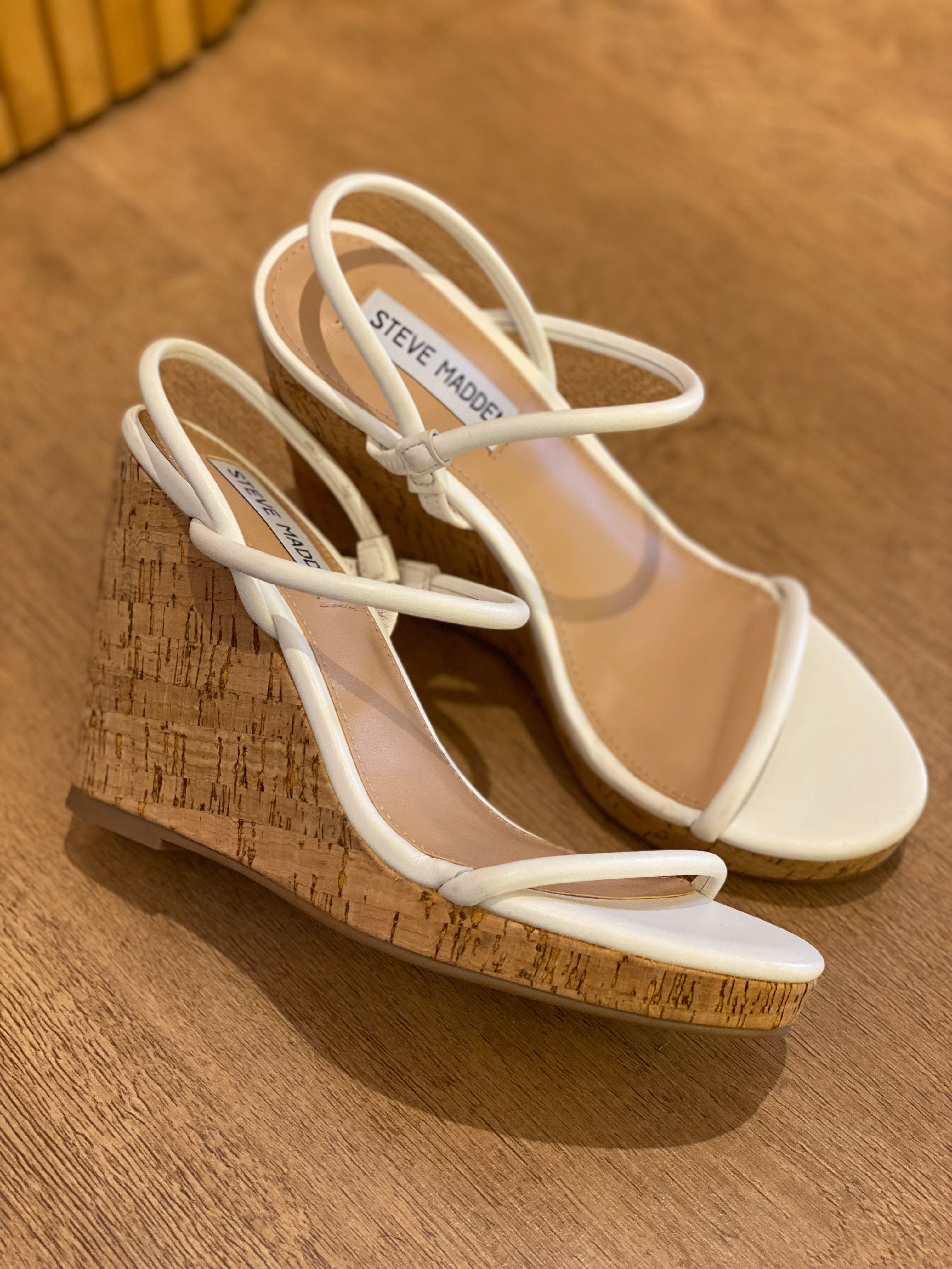 Sandalia Steve Madden Blanca (36)
