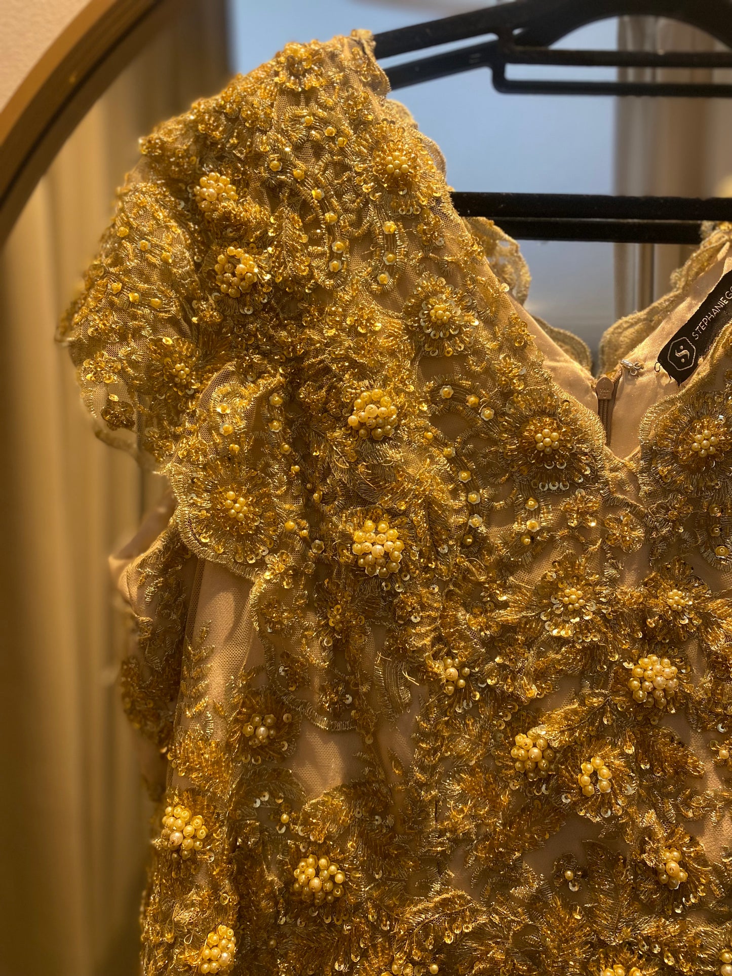 Vestido Bordado Stephanie Gosling (Talle XG)