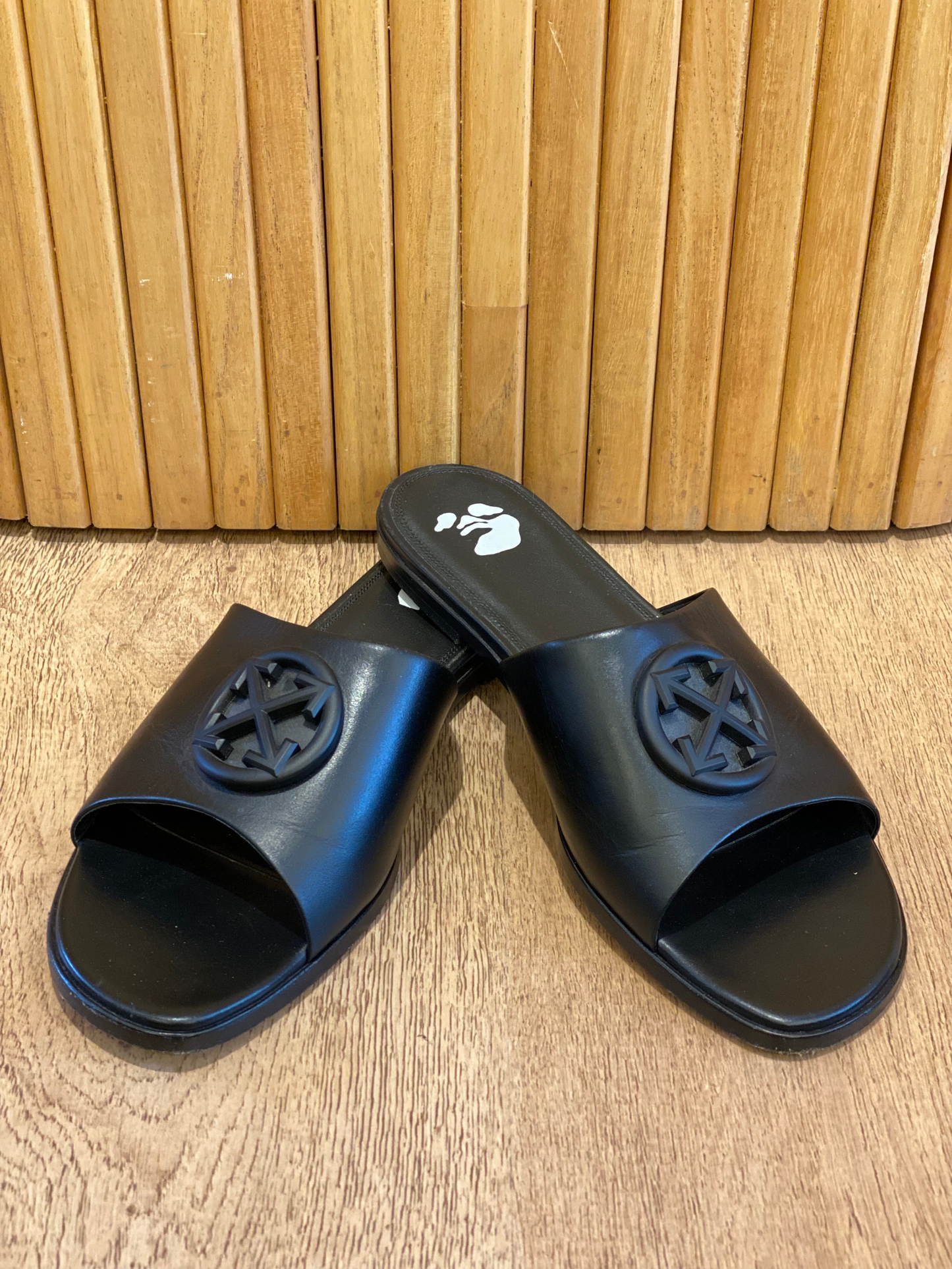 Sandalias Negras Off-White (38)