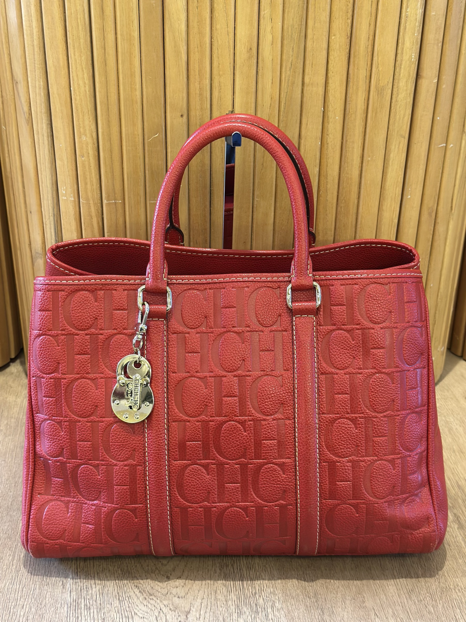 Cartera Roja Carolina Herrera Matteo Tote