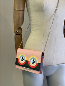 Cartera Fendi Monster Elite Wallet on Chain