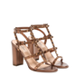 Sandalias Bronce Valentino Garavani Rockstud (37.5)