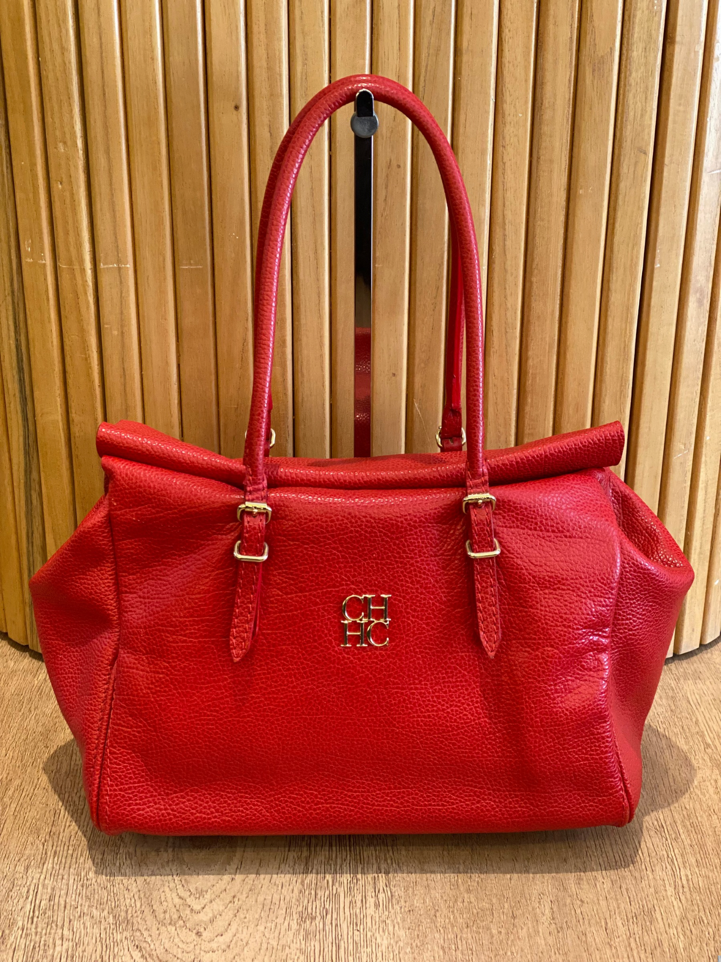 Bolso de Hombro Rojo Carolina Herrera