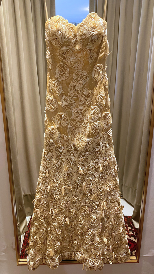 Vestido Strapless Florencia Soerensen (Talle P)