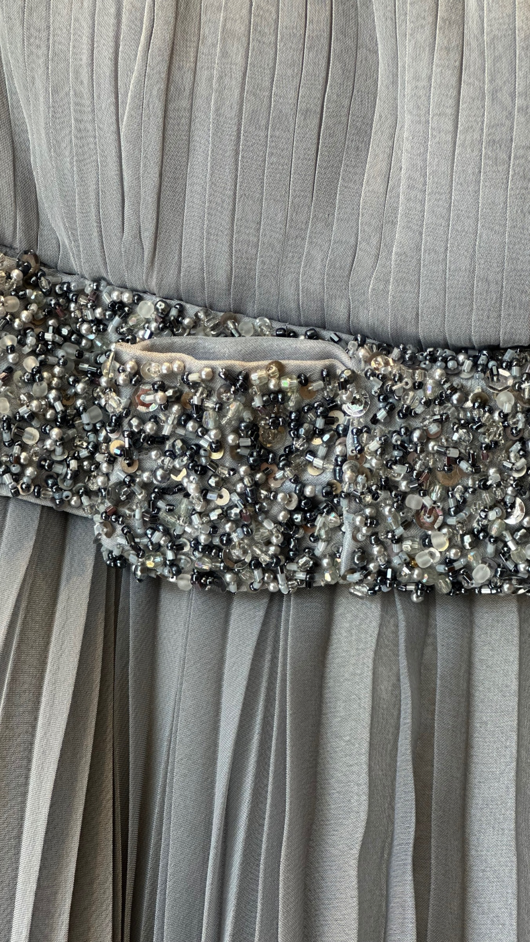 Vestido Largo 3 Tonos Javier Saiach (S)