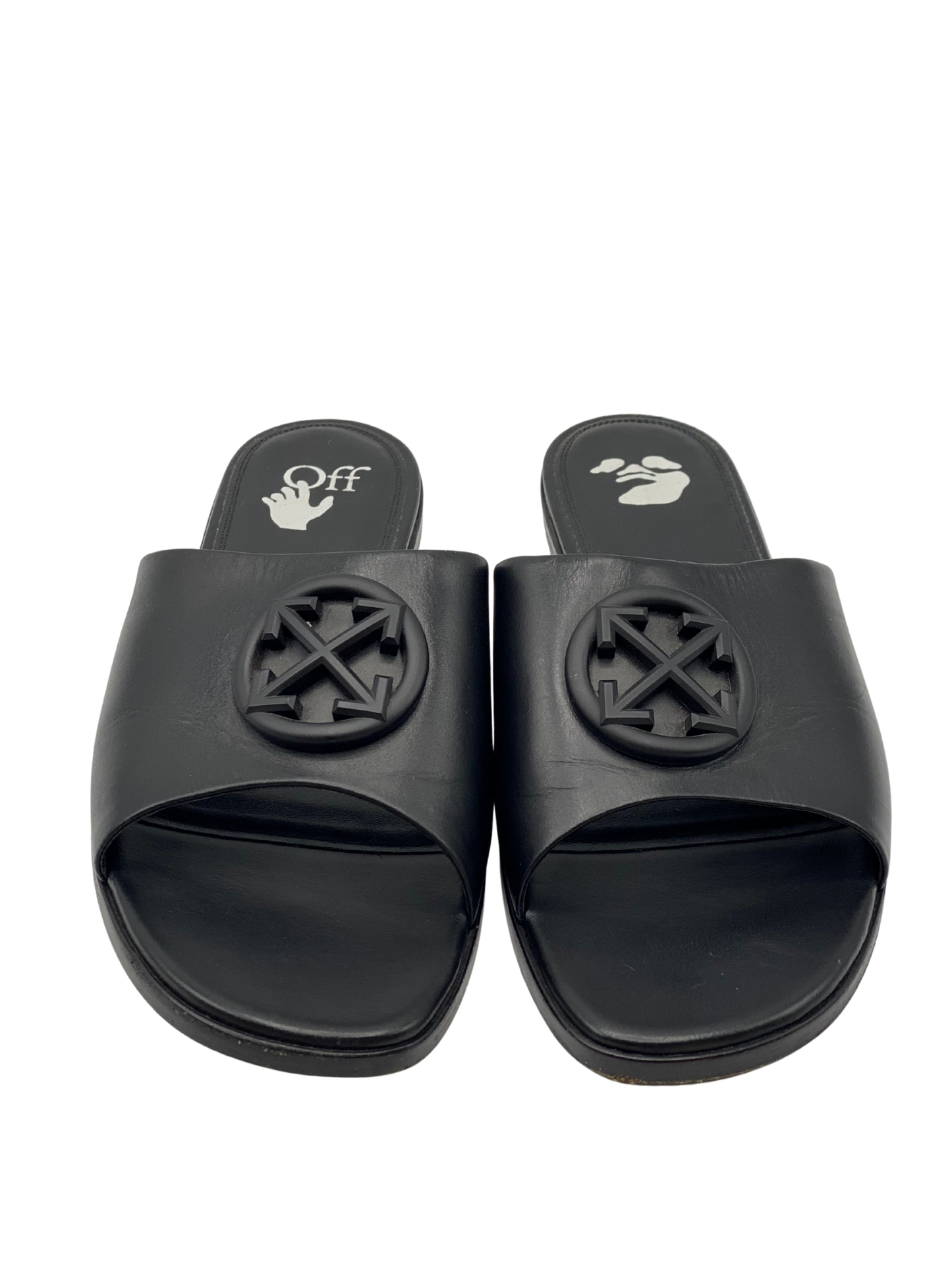 Sandalias Negras Off-White (38)