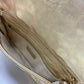 ⁠Bandolera y Clutch Carolina Herrera Monogram Metallic