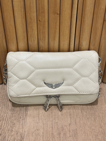 Bandolera Blanca Zadig & Voltaire Rock Nano