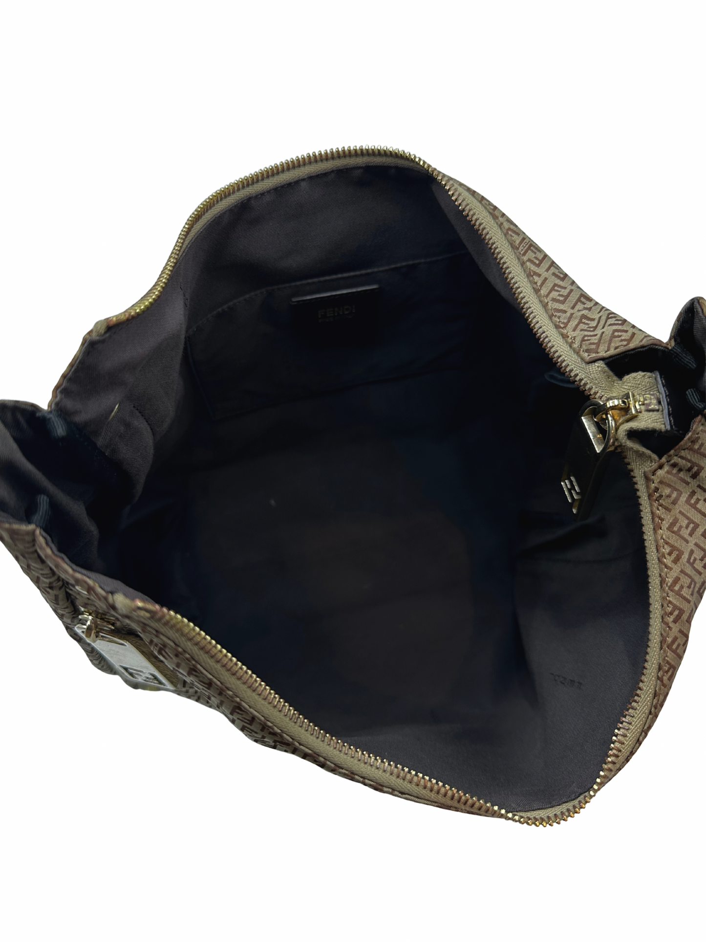 Cartera Beige Fendi Zucca Vintage