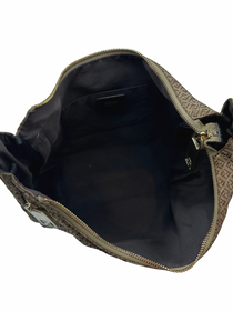 Cartera Beige Fendi Zucca Vintage
