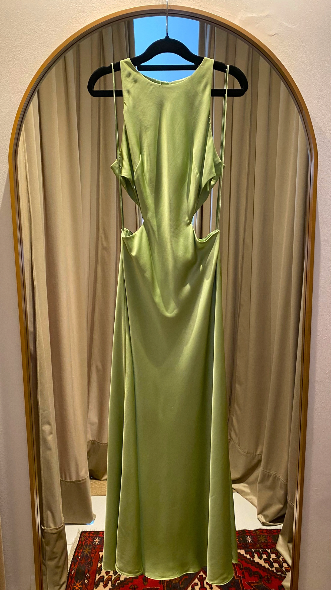 Vestido Largo Verde Alexis (Talle S)