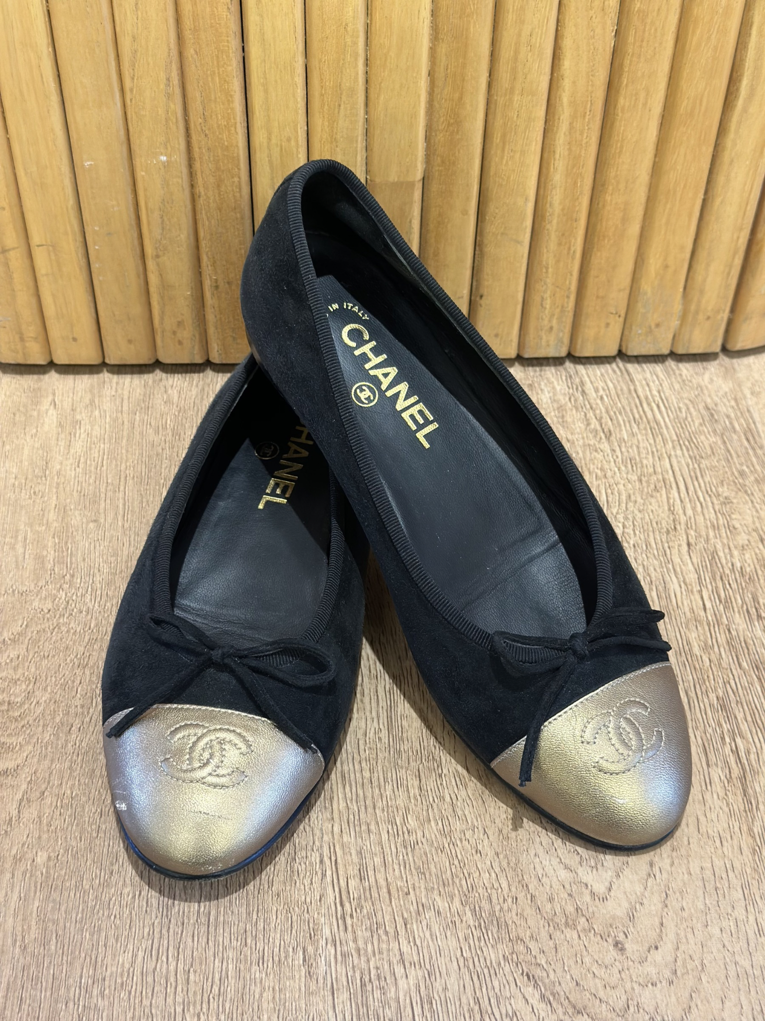 Chatitas Bicolor de Terciopelo Chanel (38)