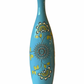 Jarrón Turquesa con Flores (50cm)