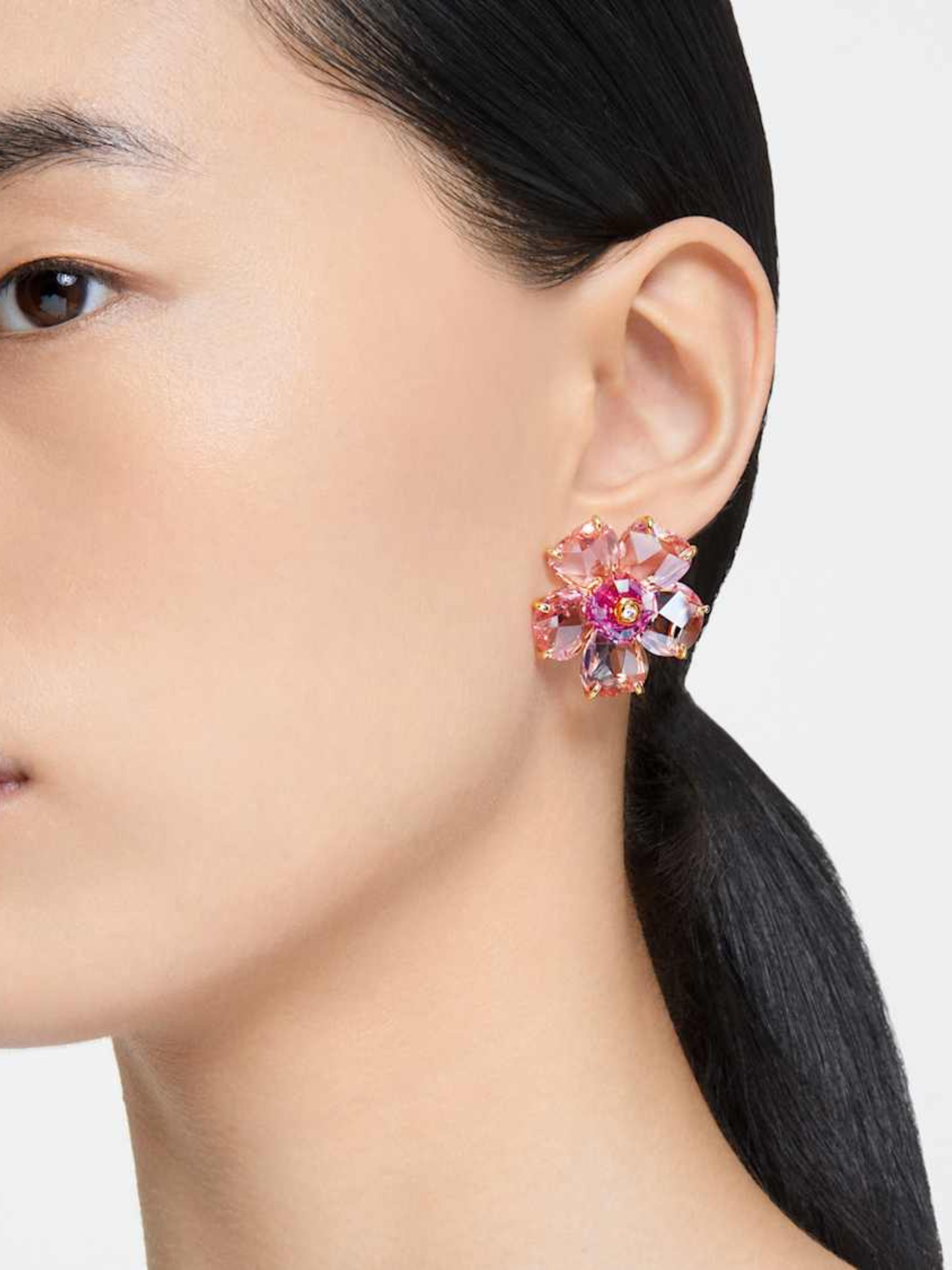 Set 2 Aros de Flor Swarovski Idyllia + Aros de Corazones