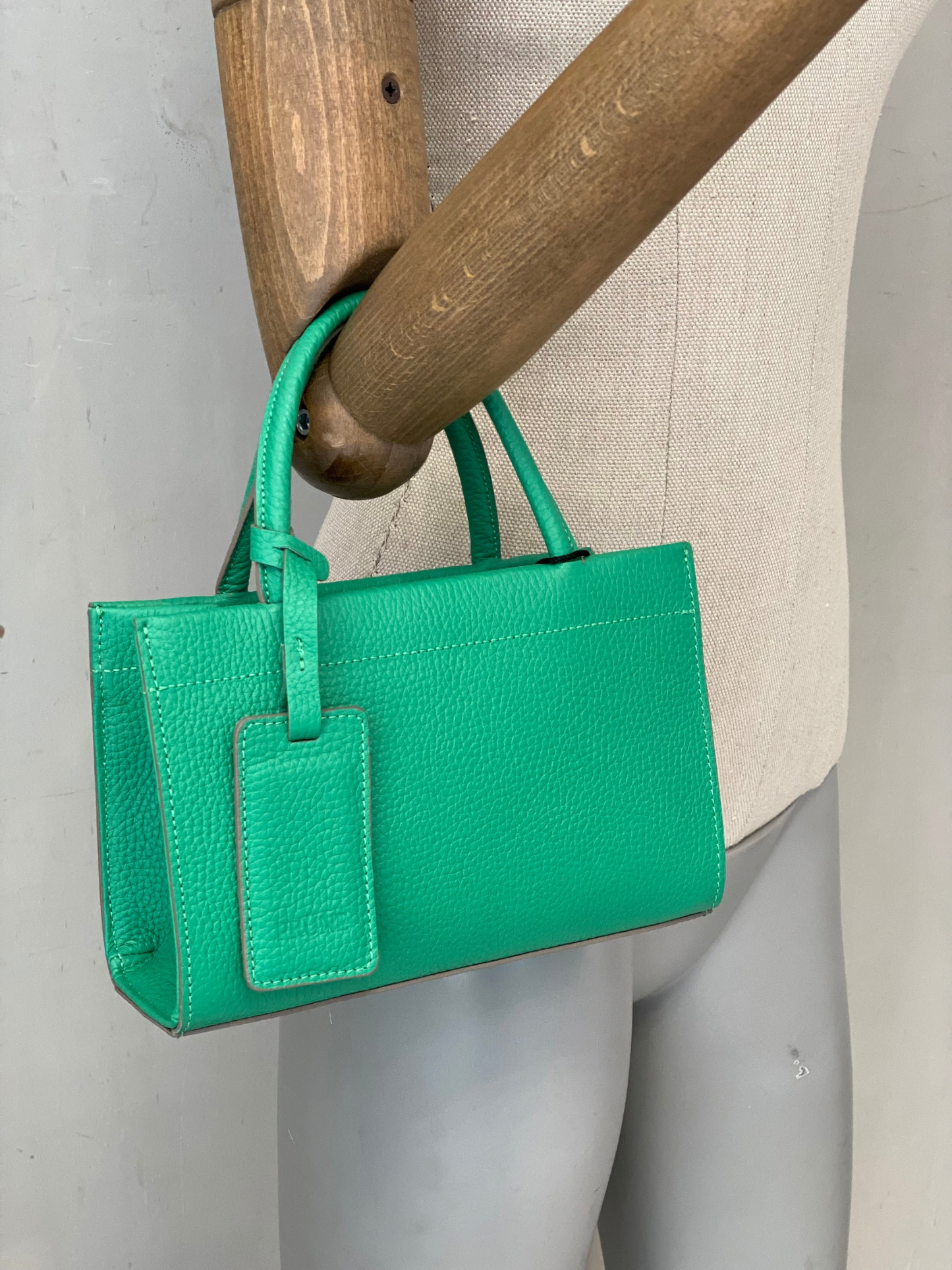 Carterita Verde Prune de Cuero