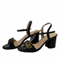 Sandalias Negras Gucci Marmont (39)