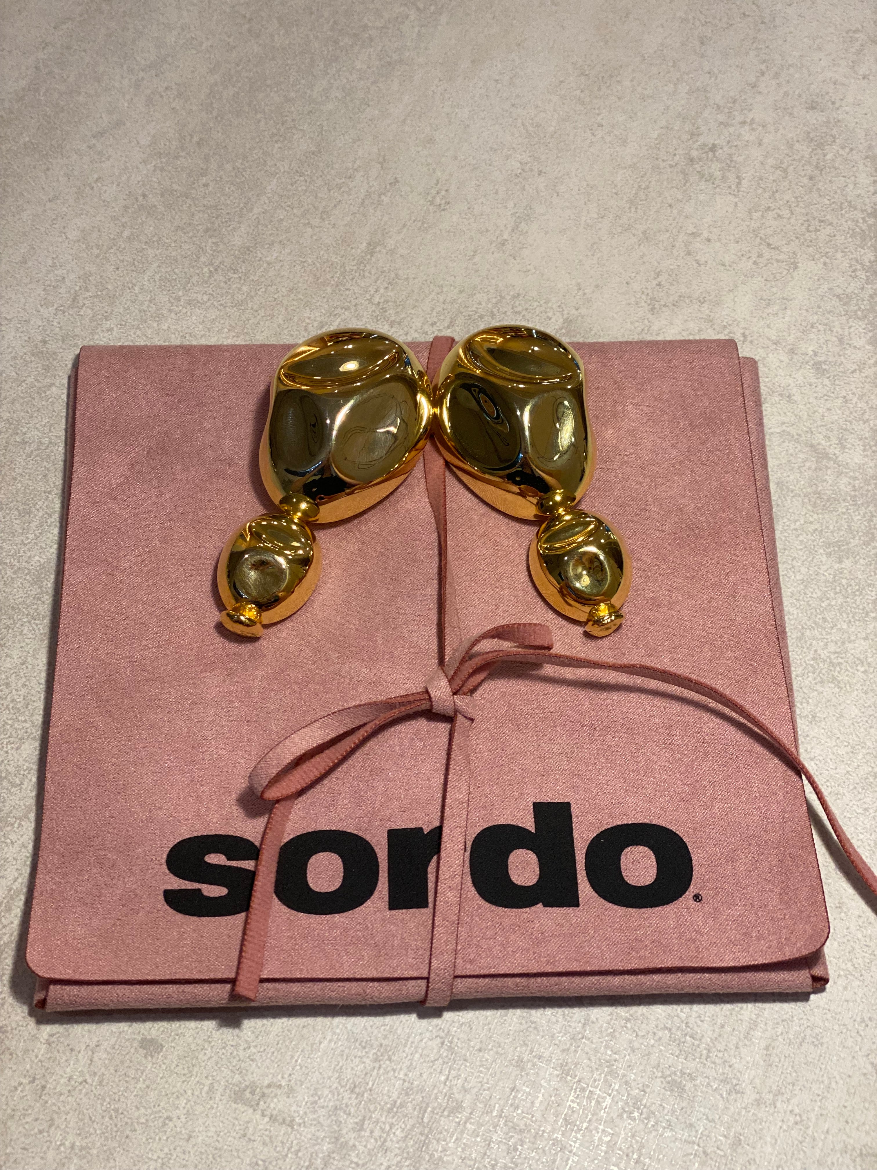 Aros Sordo Oriente Bañado en Oro 24KT