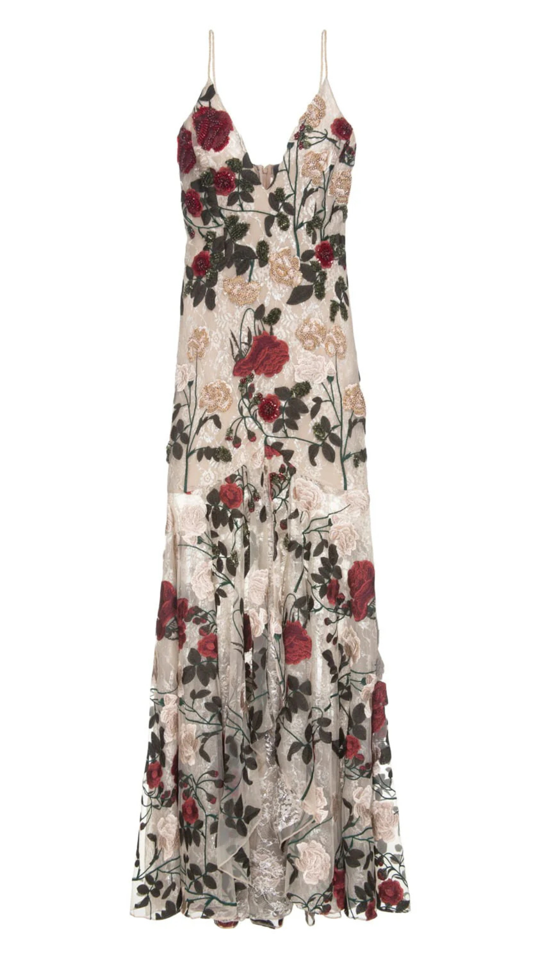 Vestido Pat Bo Floral Off White (Talle S)