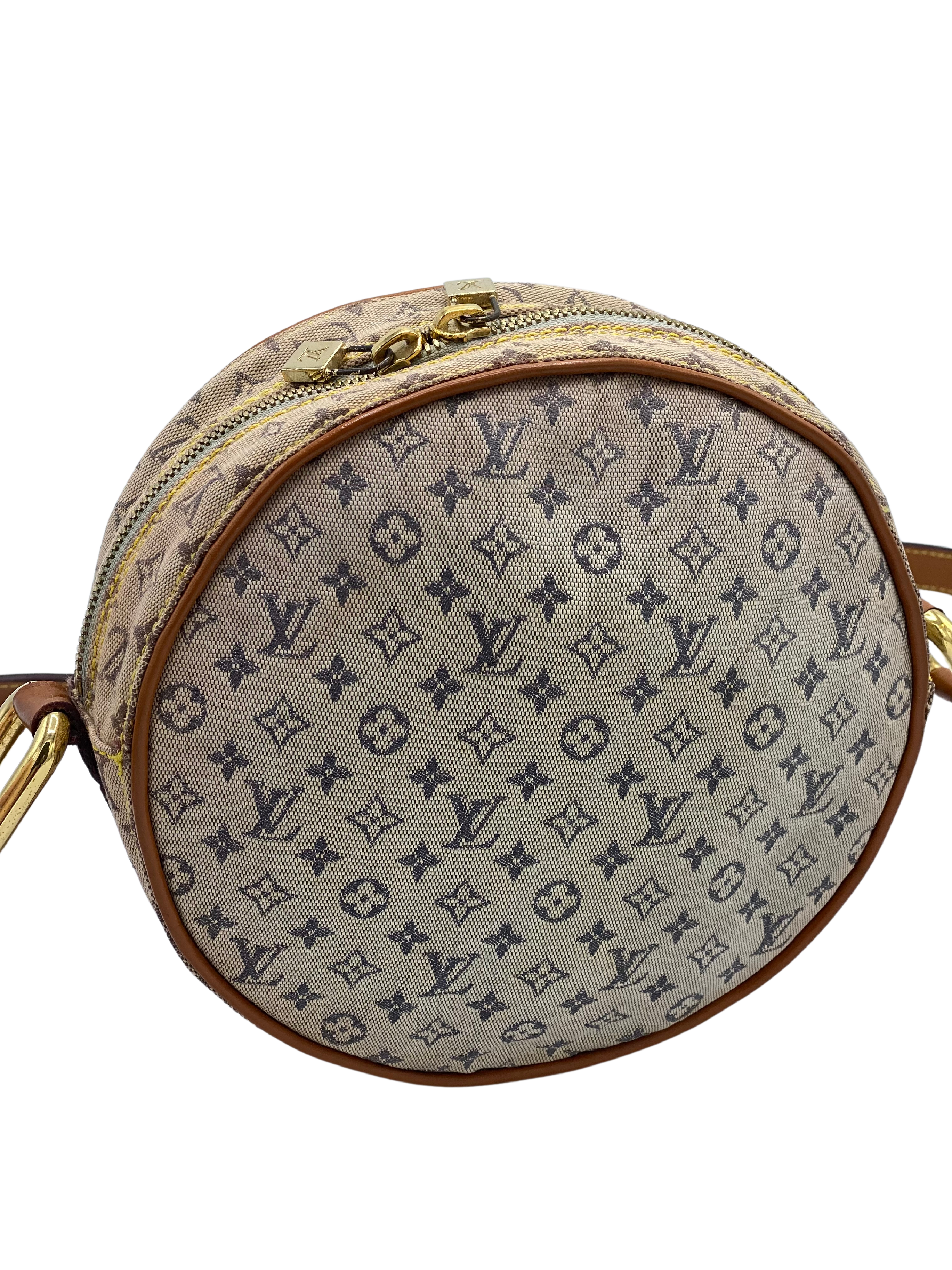 ⁠Bandolera Louis Vuitton Jeanne MM Blue Monogram