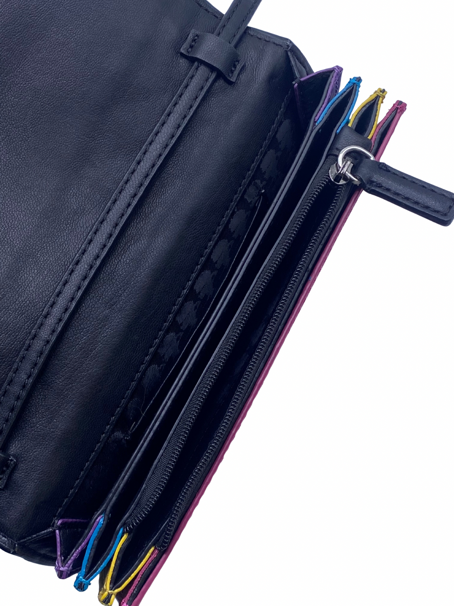Bandolera Karl Lagerfeld Negra con Colores