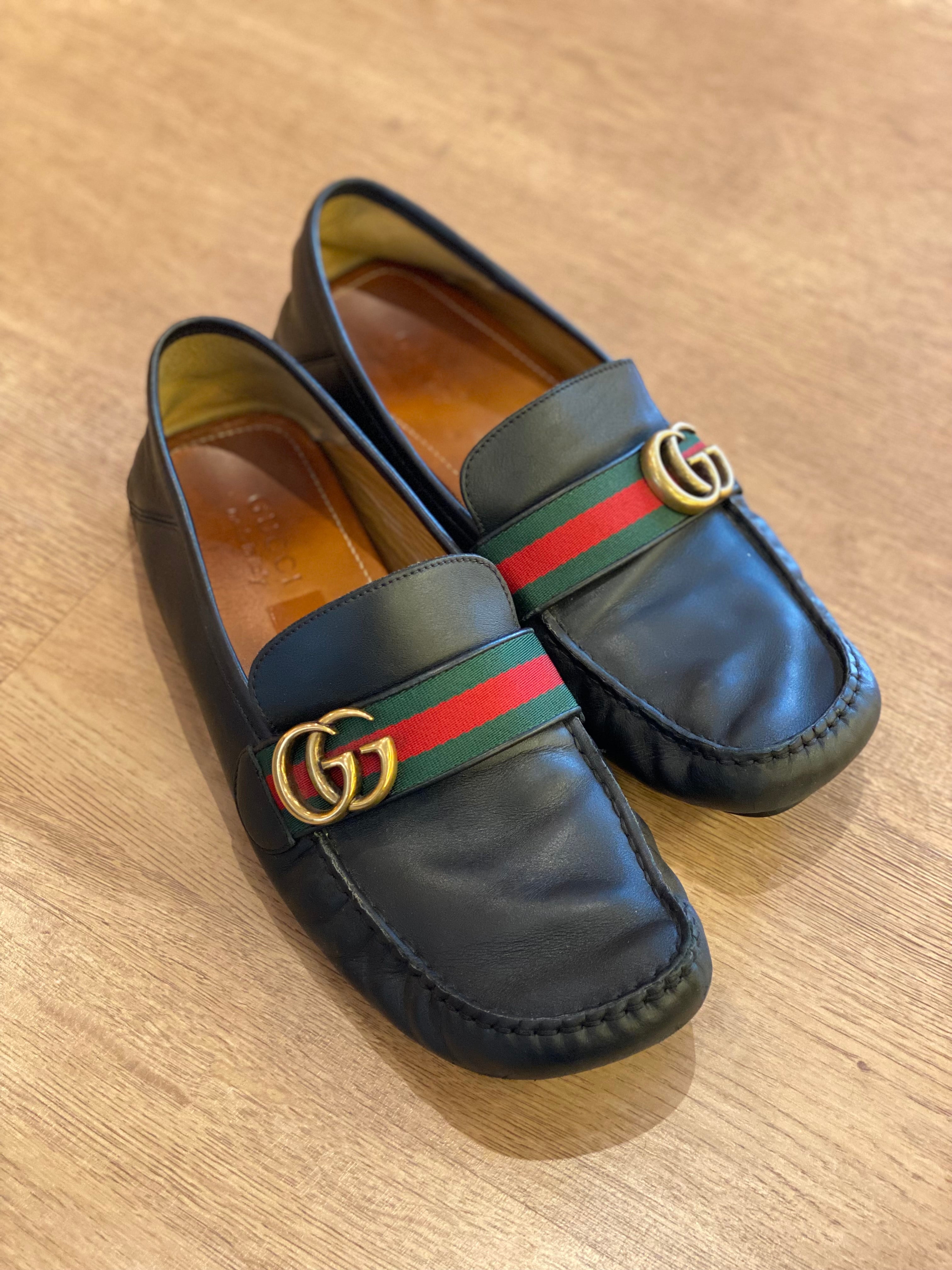 ⁠Loafers Gucci Marmont GG Web (US 42)