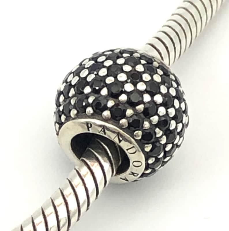 Charm Pandora Pave Black