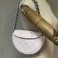 Bandolera Rosa Tory Burch Mini Fleming Soft Crescent