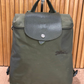 Mochila Verde Longchamp Le Pliage