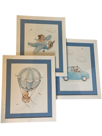 Set de 3 Cuadritos de Bebe 40 x 50 cm