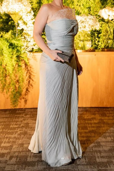 Vestido La Paix Drapeado (Talle M)