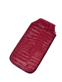 Mini Bandolera De cuero Roja SAAD