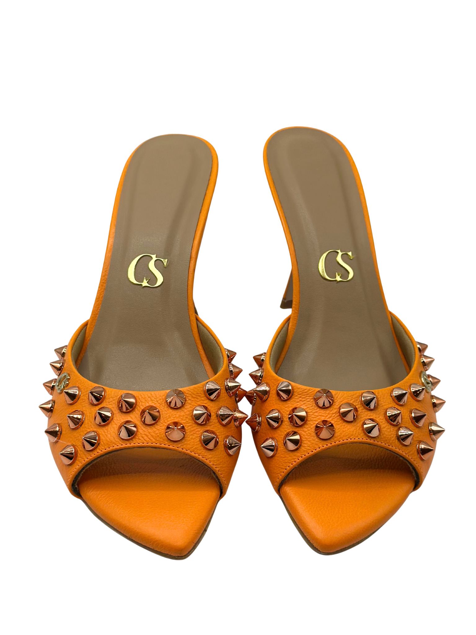 Sandalias Naranjas Carmen Steffens (38)